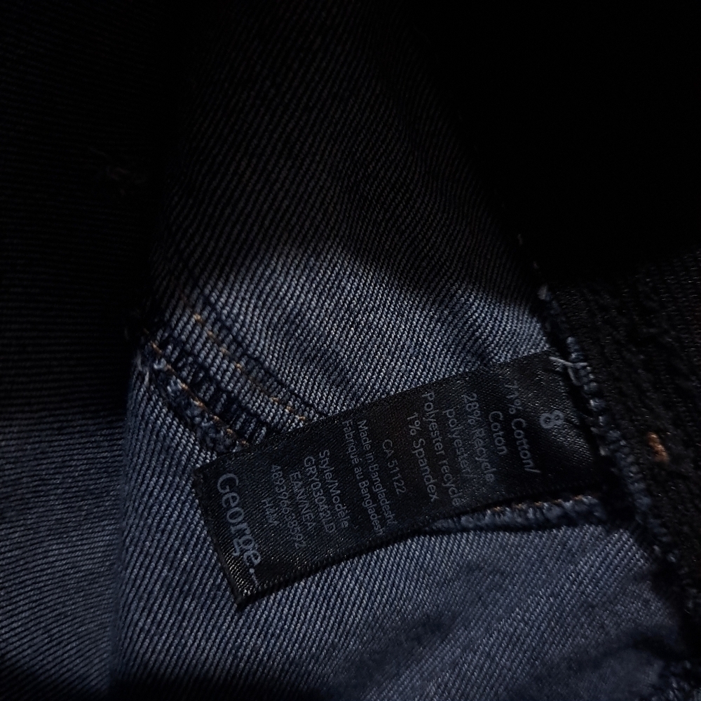 George | Dark blue jegging women's stretch jean no zipper - Picture 9 of 9